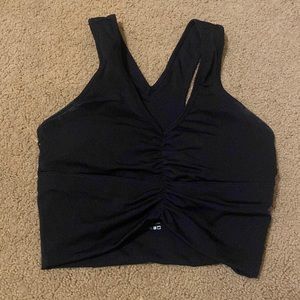 Black Long sports bra - Amikuma Collective